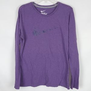 Nike Long Sleeve T-Shirt Womens L Casual Loungewear Gorpcore Athleisure Sporty